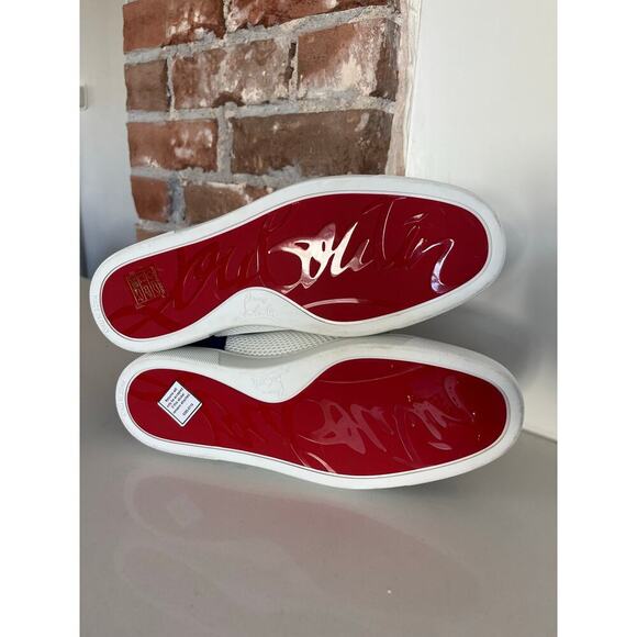 Christian‎ Louboutin Louis Orlato High Top Sneakers Size 40.5/US 7.5 Men’s - Picture 8 of 10